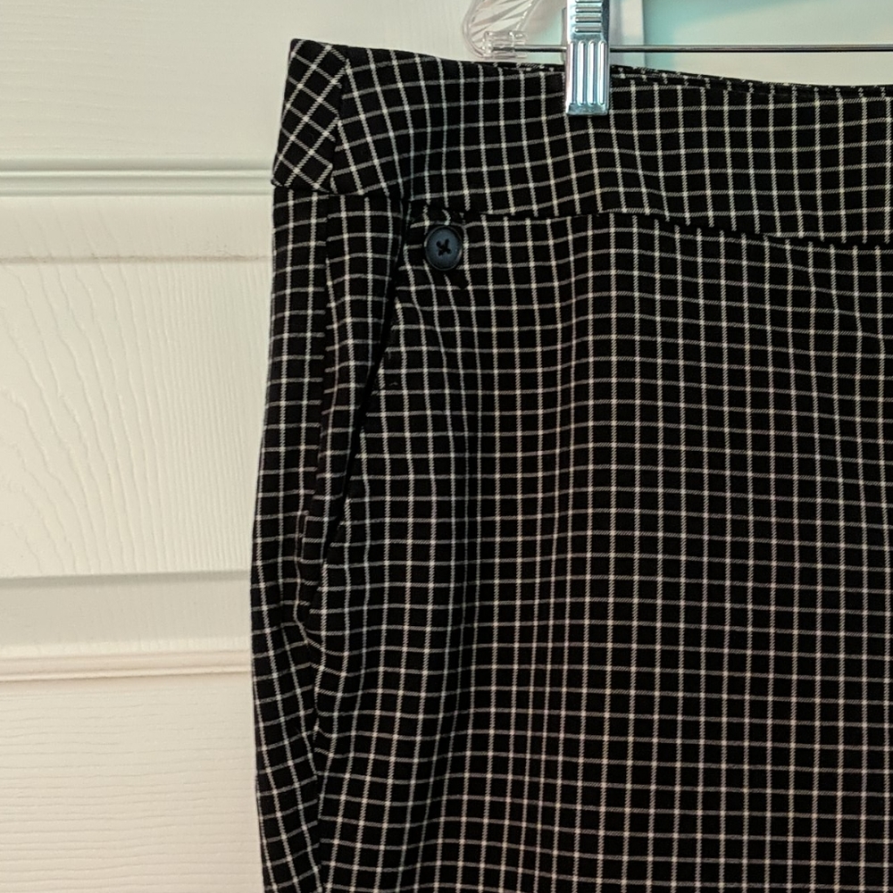 Loft Plus checkered dress pants